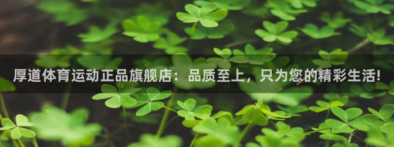 米兰体育官方正版app科技：厚道体育运动正品旗舰店：
